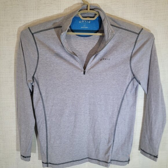 Orvis Other - Orvis Sweatshirt Mens Medium Gray Classic Collection 1/4 Zip Pullover Top
